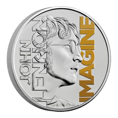 2025 UK Music Legends John Lennon Color Coin BU £5 - additional view
