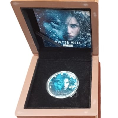 2025 American Eagle 1 oz Silver Coin Winter Wolf - additional view