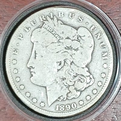 1890-CC Morgan Dollar 90% Silver Coin