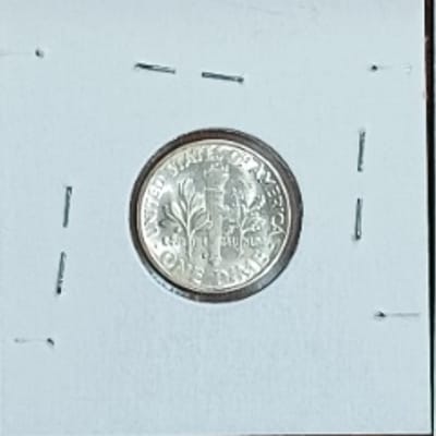 1955-P-D-S Roosevelt Dimes 90% Silver BU - additional view