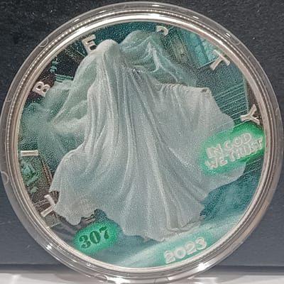 2023 American Eagle 1 oz Silver US Coin GHOST