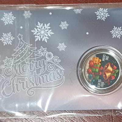 2025 Neon Rebellion Santa Colorized 1g .999 Silver - additional view