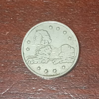 1980s US Egyptian Sphinx Slot Machine Token
