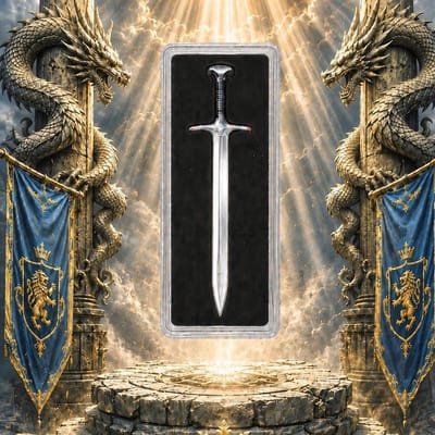 2026 Oath Keeper Sword Shaped 1 Gram Silver .999