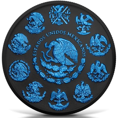 COMING SOON Libertad 1oz Silver Black Platinum Ice - additional view