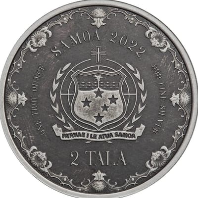 2022 Mermaid Princess of the Seas 1 oz Silver Coin - additional view