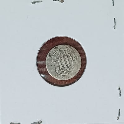 1857 Trime Three Cent US Coin 90% Silver Historic - additional view