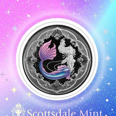 1oz Silver Samoa Coin Mermaid Princess of the Seas