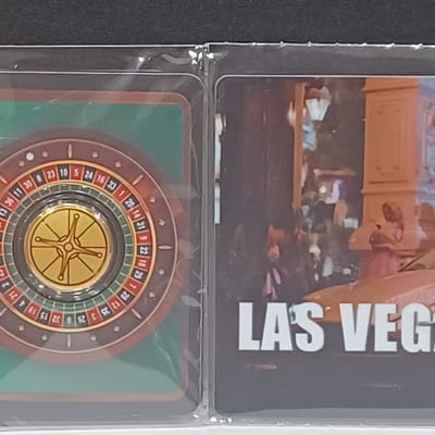 Las Vegas & Roulette 1/1000 oz. Gold Round & Coin