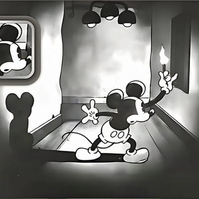 Mickey Mouse Haunted House 1 Gram Silver Bar .999