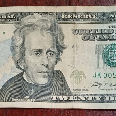2009 US $20 Twenty Dollar Bill Star Note Dallas