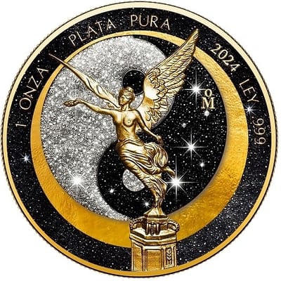 2024 Libertad 1oz Silver Coin Sun & Moon Yin Yang - additional view