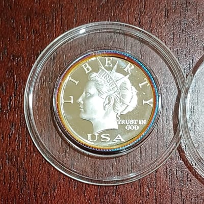 2006 RARE $5 Norfed Liberty Dollar 1/4 oz Silver