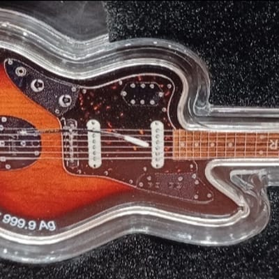 🎸 2024 Fender Guitar Jaguar 1oz. Silver Coin PAMP - additional view