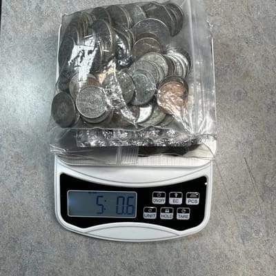 5lbs of world coins