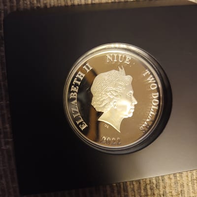 2022 Niue Star Wars Mandalorian Boba Fett 1 oz a - additional view