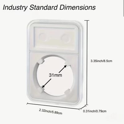 31mm Coin Slab Display Holder for US Half Dollars