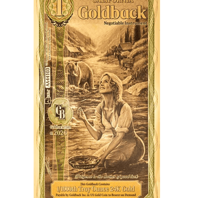 2026 California 1 Goldback Alpha