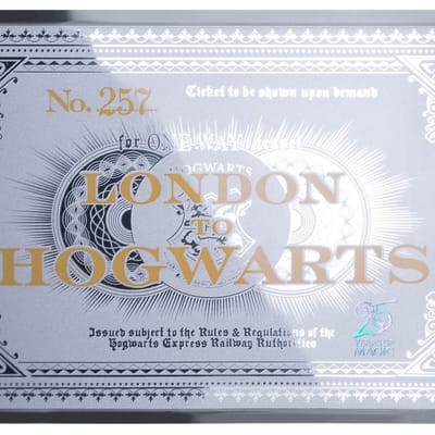 2026 Samoa Hogwarts Express Ticket 3g Silver Foil Coin HARRY POTTER IN HAND
