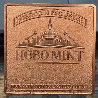 2026 Tutankhamun King Tut 5 oz .999 Copper Bar Colorized High Relief COA - additional view