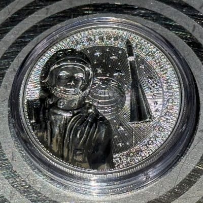 Germania Mint 2021 Interkosmos 1oz 999.9 Silver BU - additional view