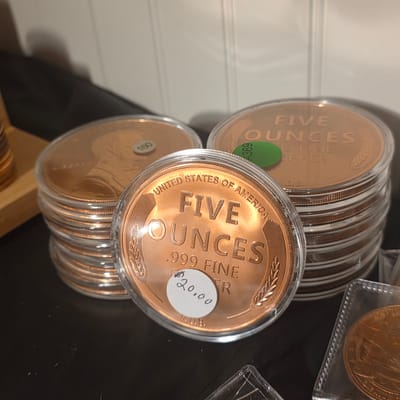 Massive copper lot 462oz