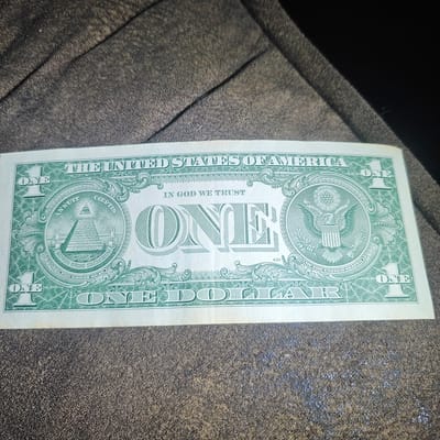 $1 Silver certificate - additional view