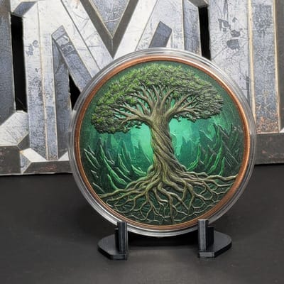 5oz. Colorized Copper Eternal Root Government Back