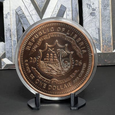 5oz. Colorized Copper Eternal Root Government Back - additional view