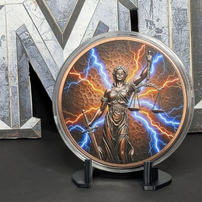 5oz Colorized Celestial Balance Gov. Backed Copper