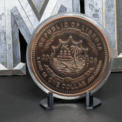 5oz Colorized Celestial Balance Gov. Backed Copper - additional view