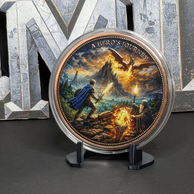 5oz Colorized Copper A Hero's Journey