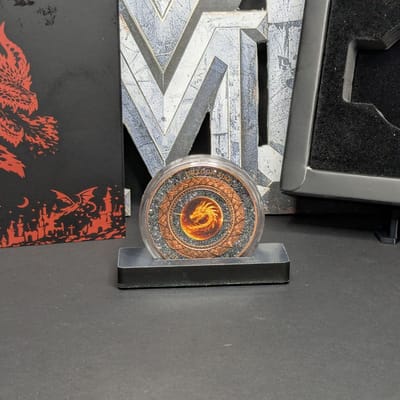 1oz. Colorized Diamond Dusted Copper Dragon Fire - additional view