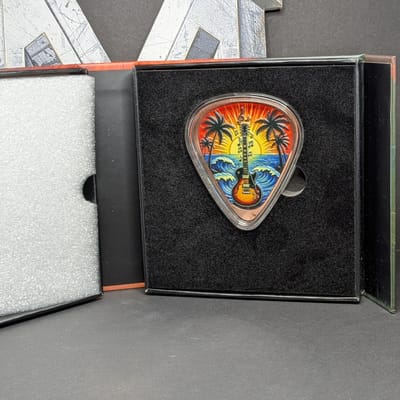 100g Colorized Copper Sunset Sound Guitar Pick - additional view