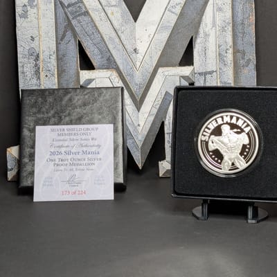 1oz Silver Shield Proof "Silver Mania" - additional view