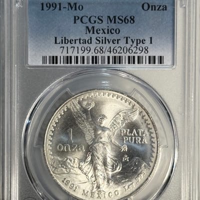 1991 Libertad MS68