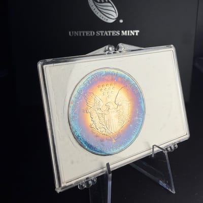 1995 Silver Eagle Dansco book tone! - additional view
