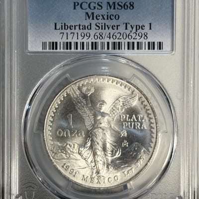 1991 Libertad MS68 - additional view
