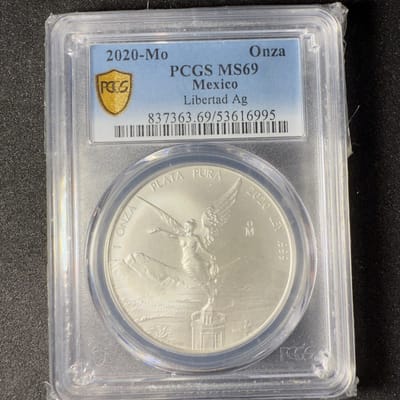 2020 Libertad MS69 PCGS