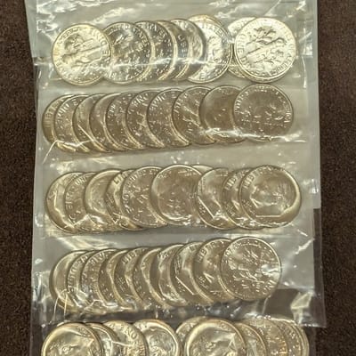$1 Roosevelt Dimes 90%