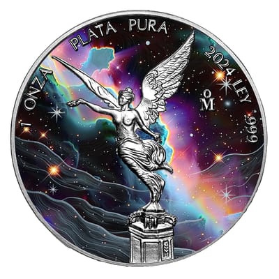 2024 Mexico Libertad 1 oz Silver Starborn Edition  - additional view