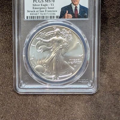 2021-(S) Biden ASE Emergency Issue PCGS MS70