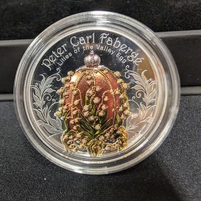 2025 2oz Lilies of the Valley Egg - 1 of 888 - additional view