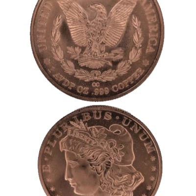 Morgan Dollar Commemorative Copper Bullion