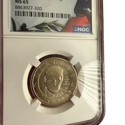 2026 Presidential $1 Donald J. Trump Dollar NGC MS