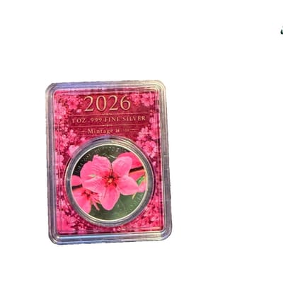 Limited Mintage 2026 Blossoms 1 oz .999 Fine Silve - additional view