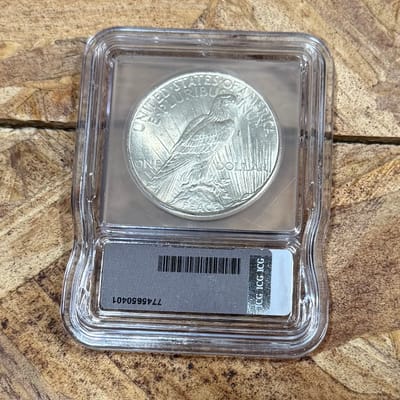 1925 Peace Dollar MS62 - additional view