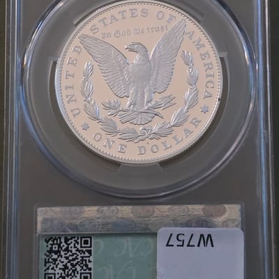 CAC Proof 69 2023 Morgan Silver Dollar  - additional view