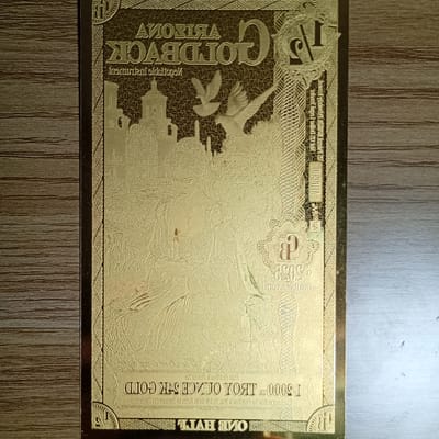 ALPHA 1/2 Arizona Goldback Aurum Gold Note - additional view