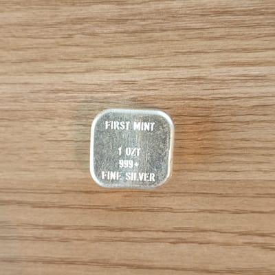1 troy oz Sunrise Handpour Silver Bar - additional view